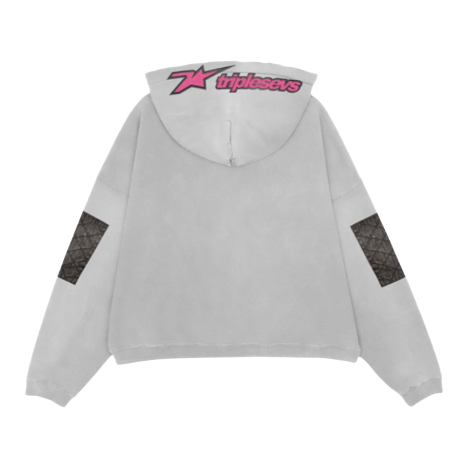 Triple Sevens Moto Vice Zip Up Hoodie Grey