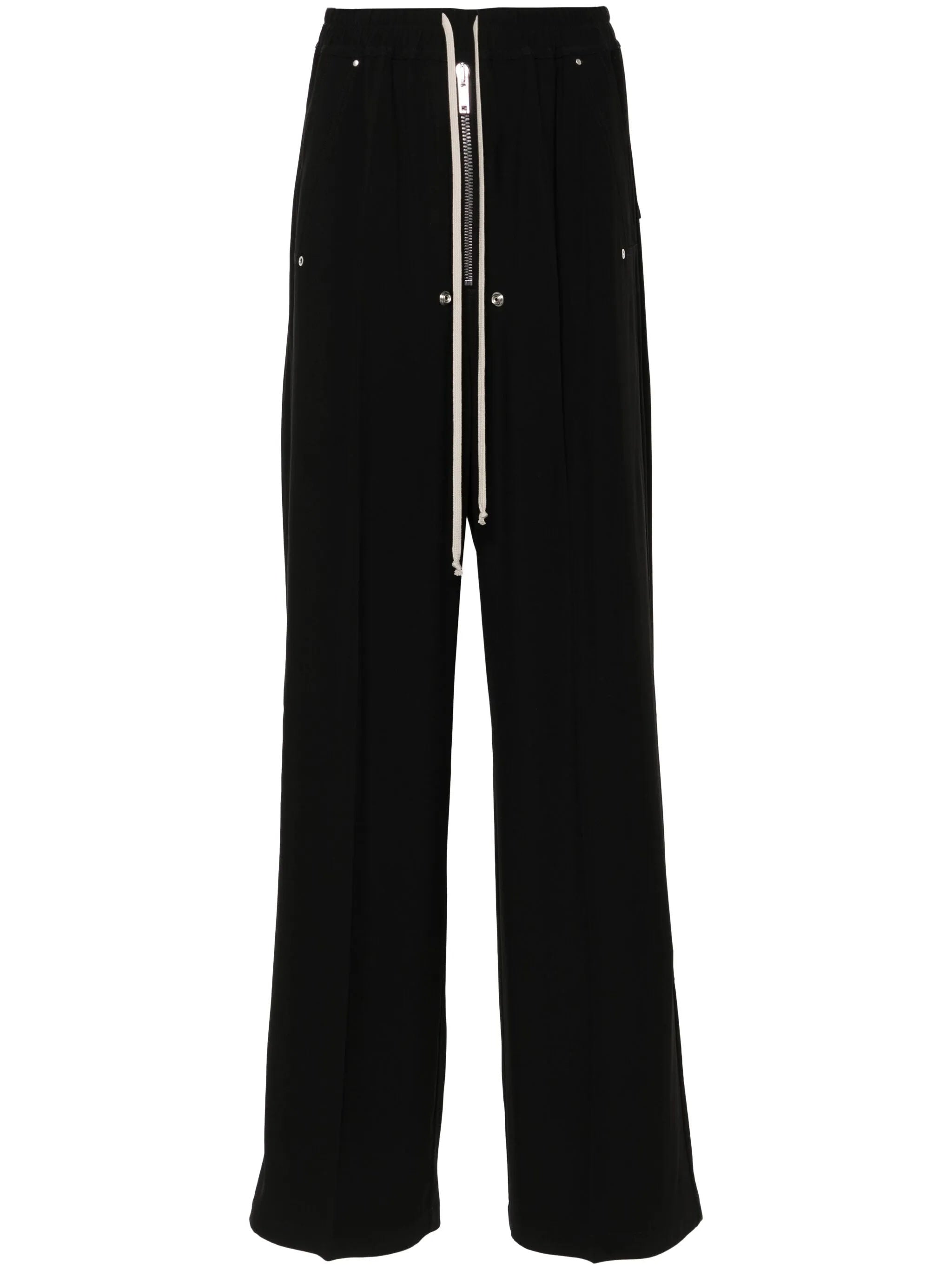 Rick Owens Bela Wide Leg Trouser Pants Black