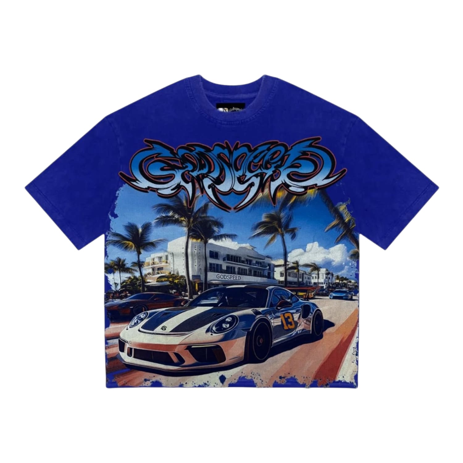 Godspeed Miami Exclusive GT T-Shirt Blue