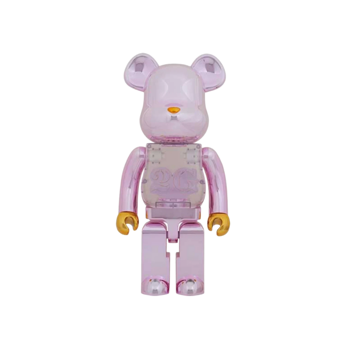 Bearbrick 2G Exclusive 1000% Pink Gold Chrome Ver.