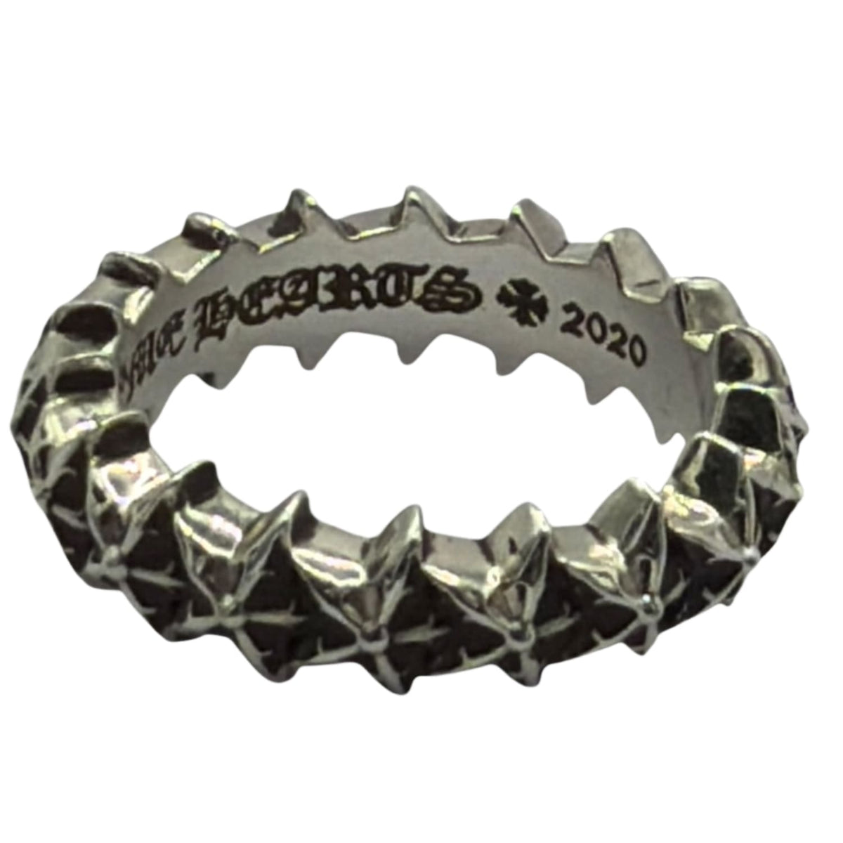 Chrome Hearts Star Band Ring Silver - Size 9