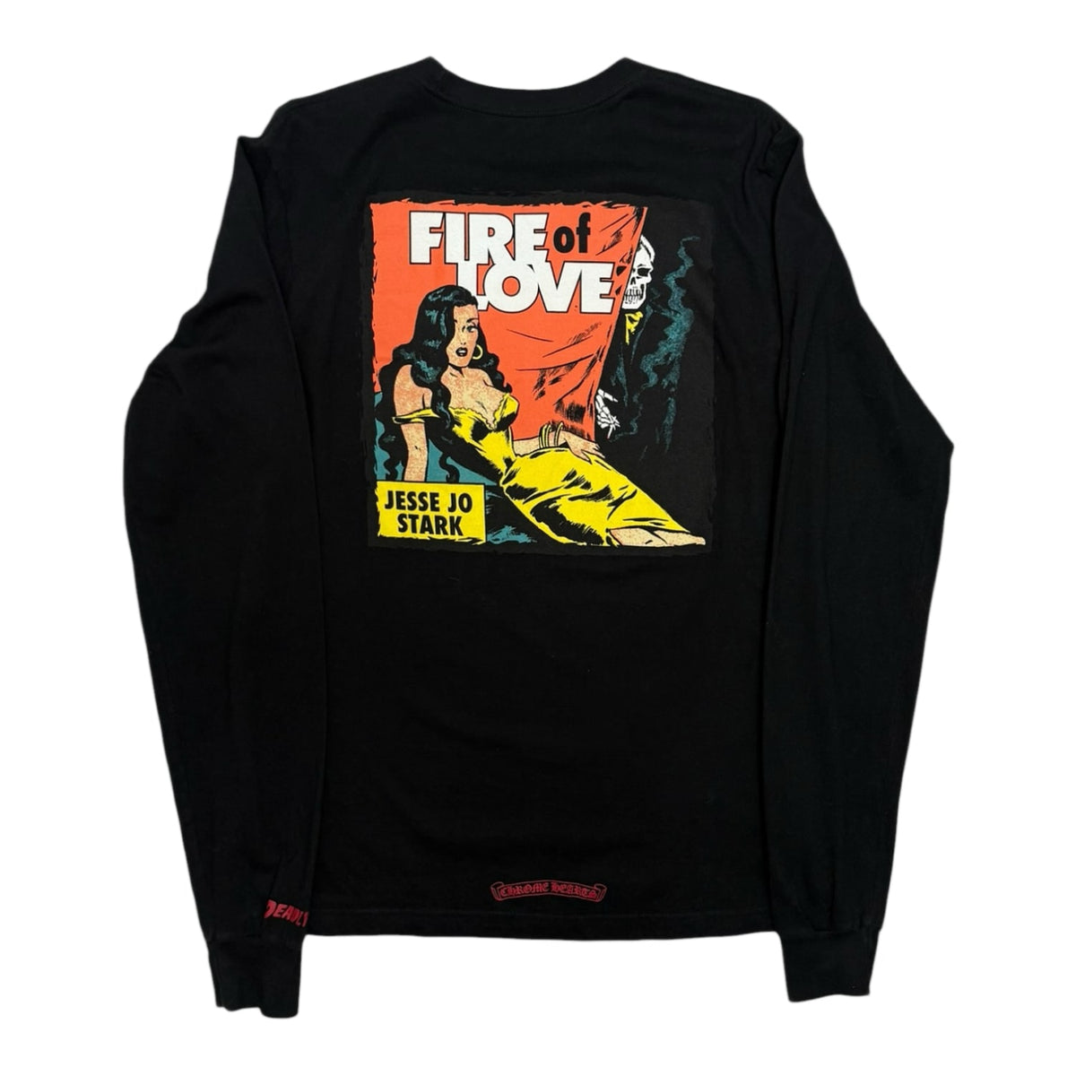 Chrome Hearts Jesse Jo Stark Fire of Love L/S T-Shirt Black