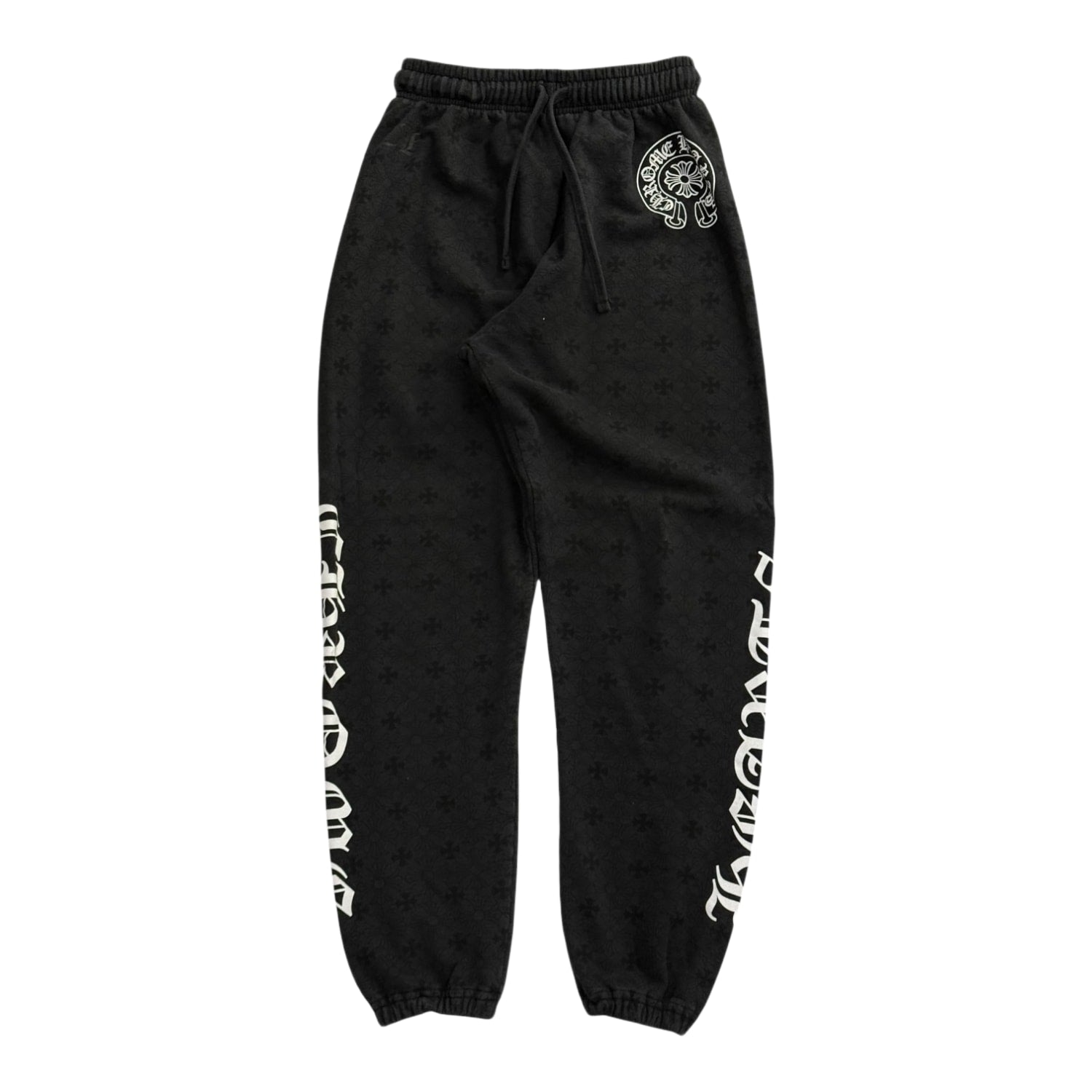 Chrome Hearts Chrome Hearts Plus Cross All Over Print Sweatpants Black