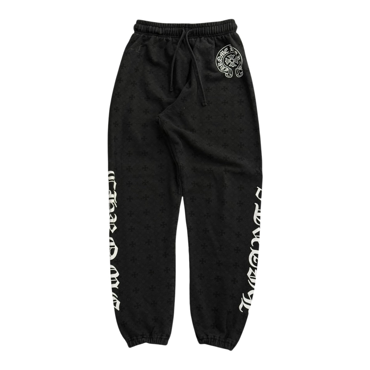 Chrome Hearts Chrome Hearts Plus Cross All Over Print Sweatpants Black