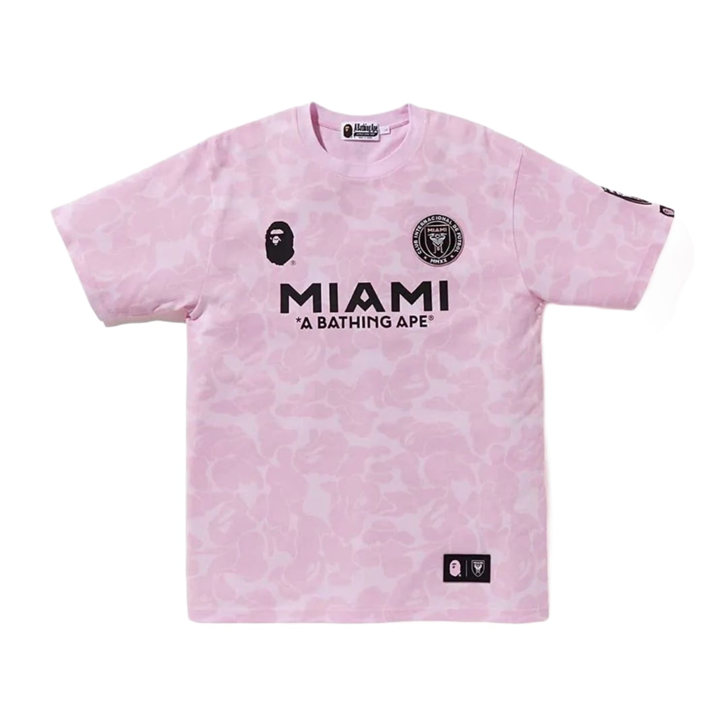 BAPE x Inter Miami CF Camo Tee Pink