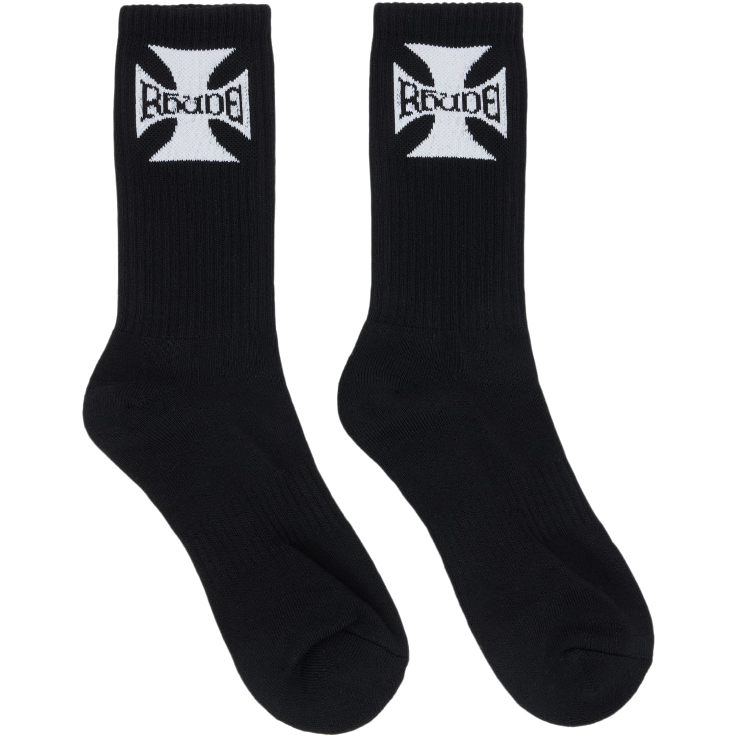 Rhude Boys Logo Socks Black