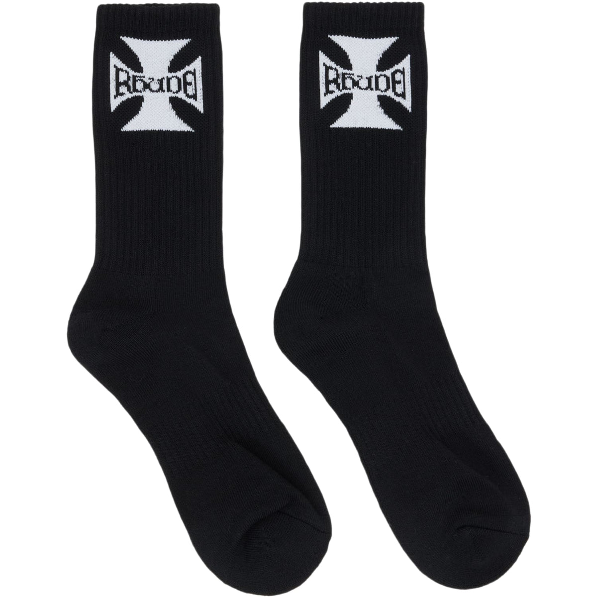 Rhude Boys Logo Socks Black