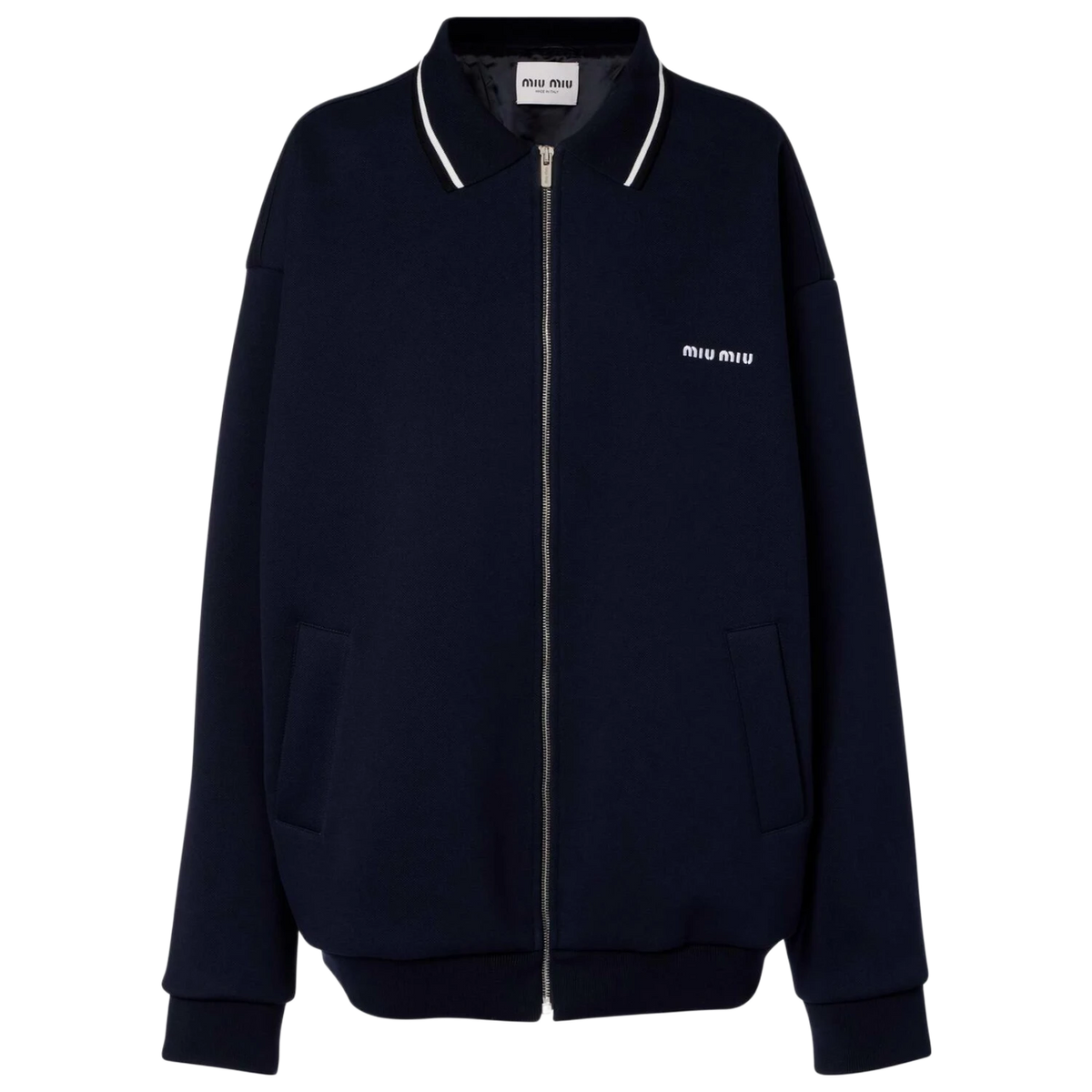Miu Miu Navy & White Track Jacket