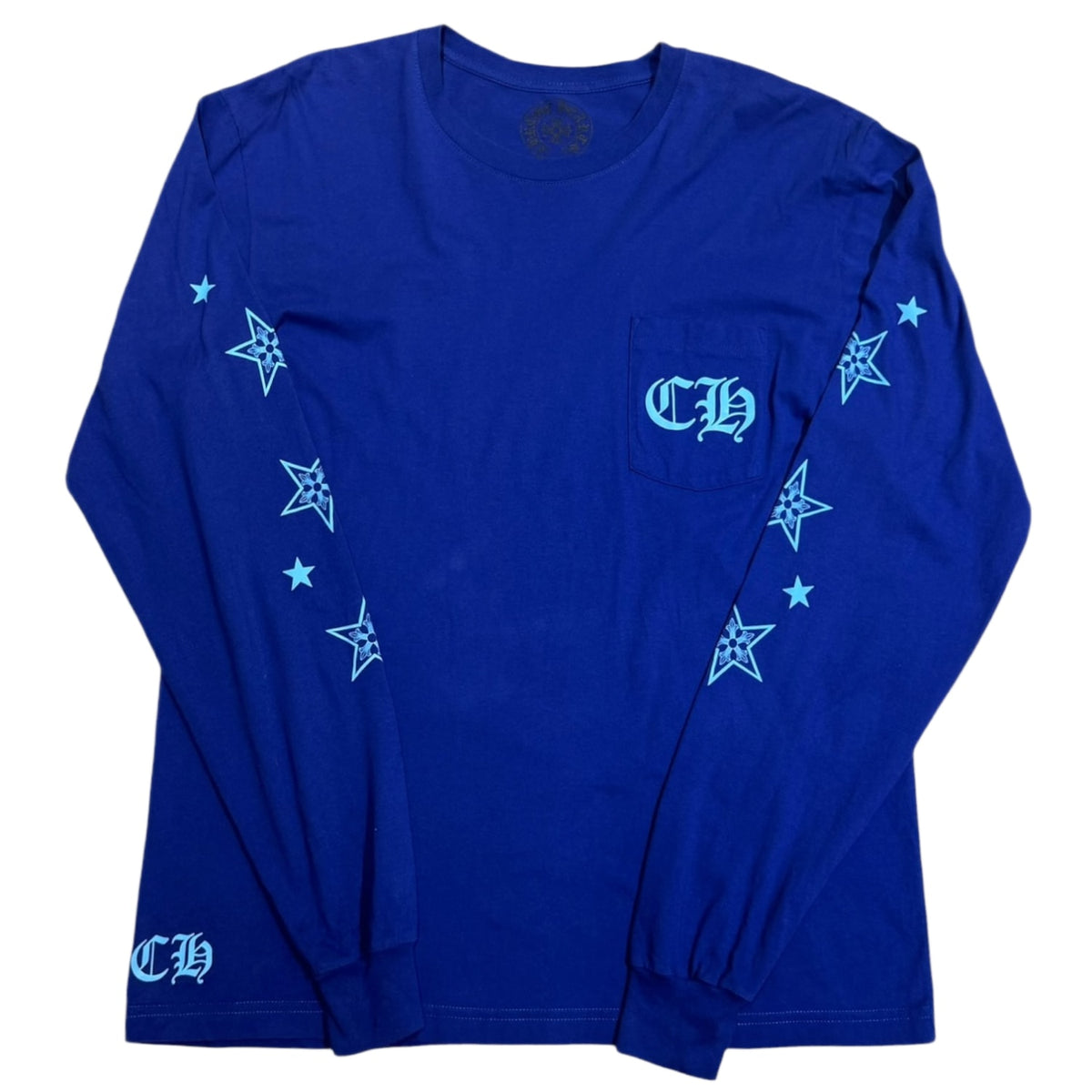 Chrome Hearts Star L/S T-Shirt Blue
