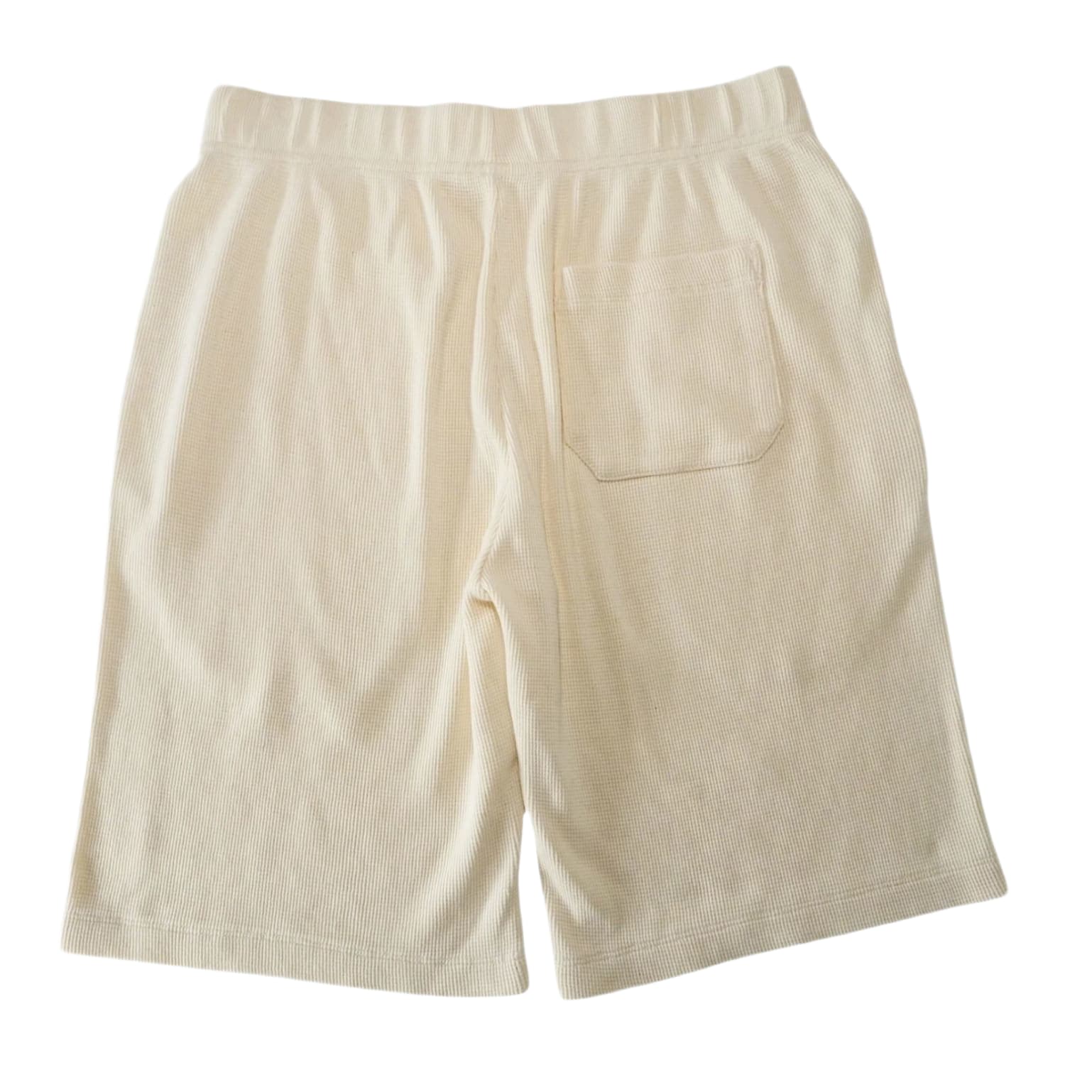 Chrome Hearts Waffle Knit Embroidered Shorts Cream