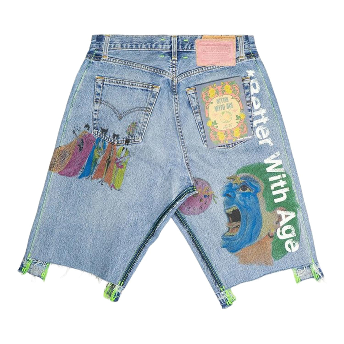 *Better With Age Harrison Triple-Wide Denim Shorts 'Indigo'