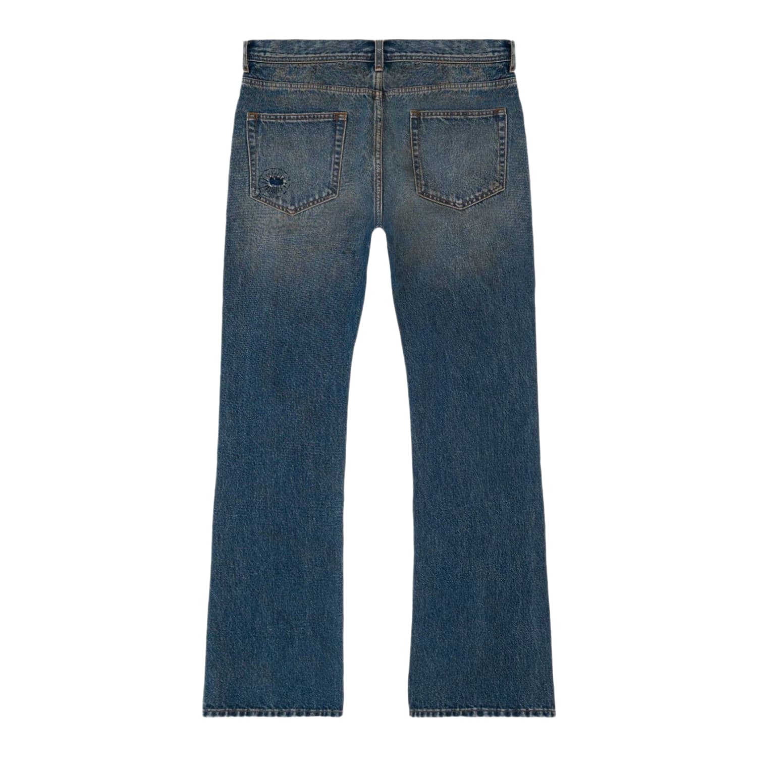 Bravest Studios Patchwork Denim Pants Blue