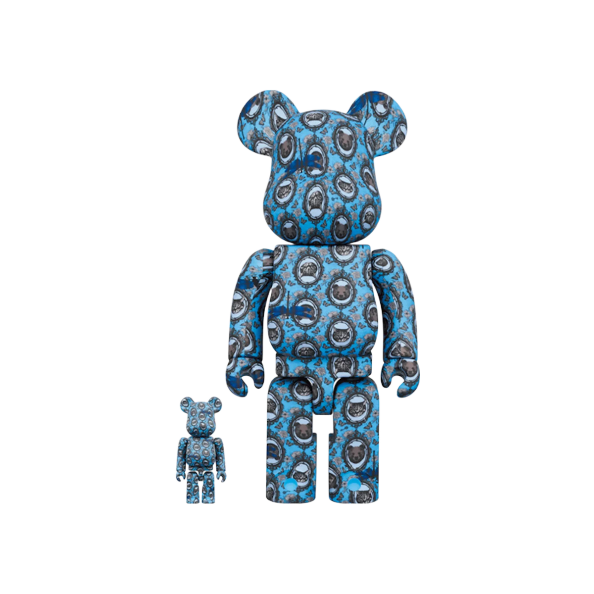 Bearbrick x ROBE JAPONICA (Mirror) 100% & 400% Set