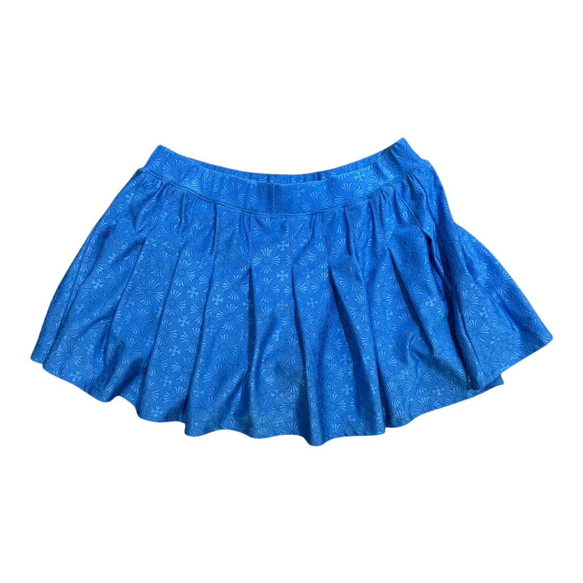 Chrome Hearts Plus Cross Monogram Tennis Mini Skirt Blue