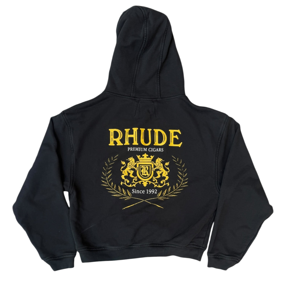 Rhude Cresta Cigar Hoodie Black