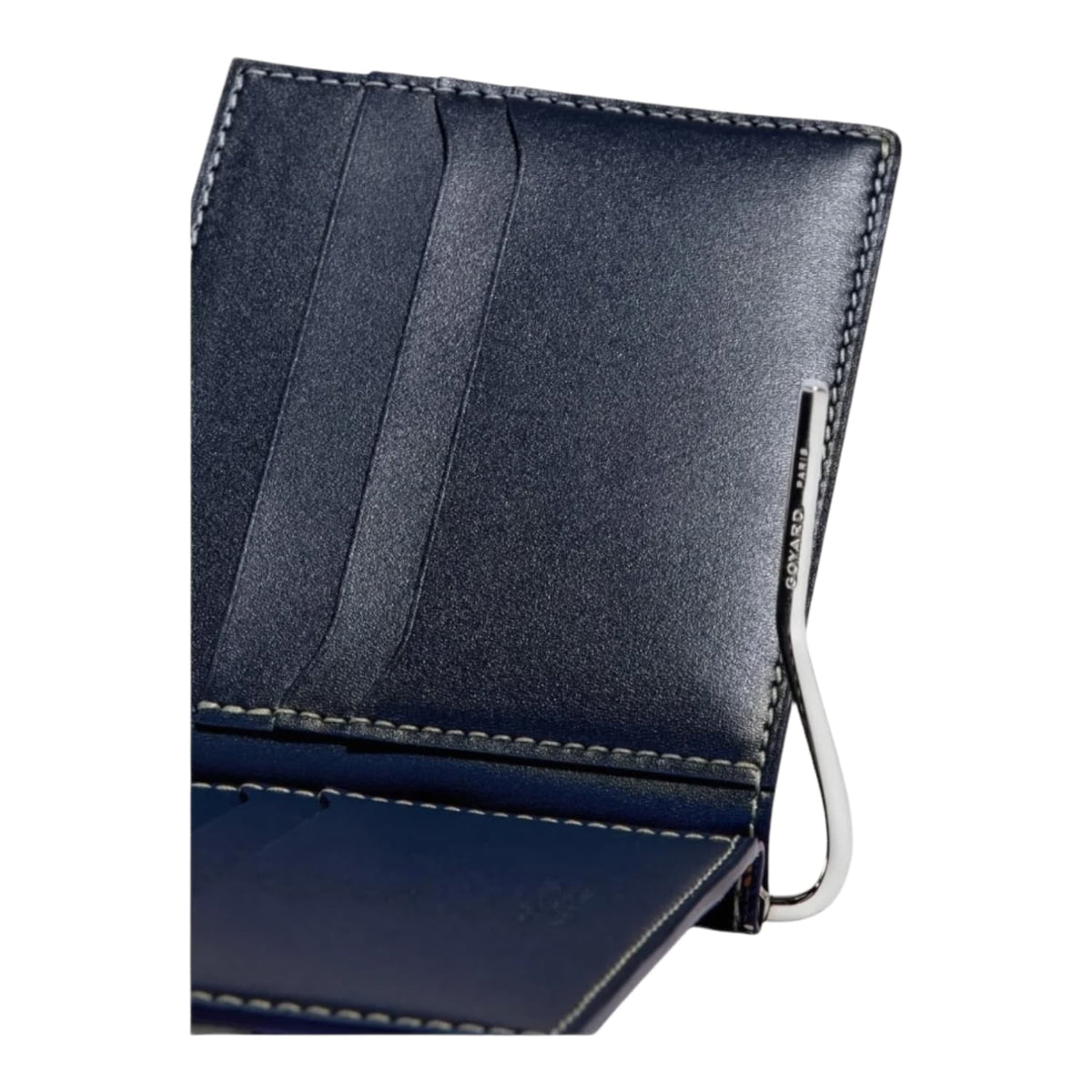 Goyard Saint Thomas Money Clip Wallet Navy Blue