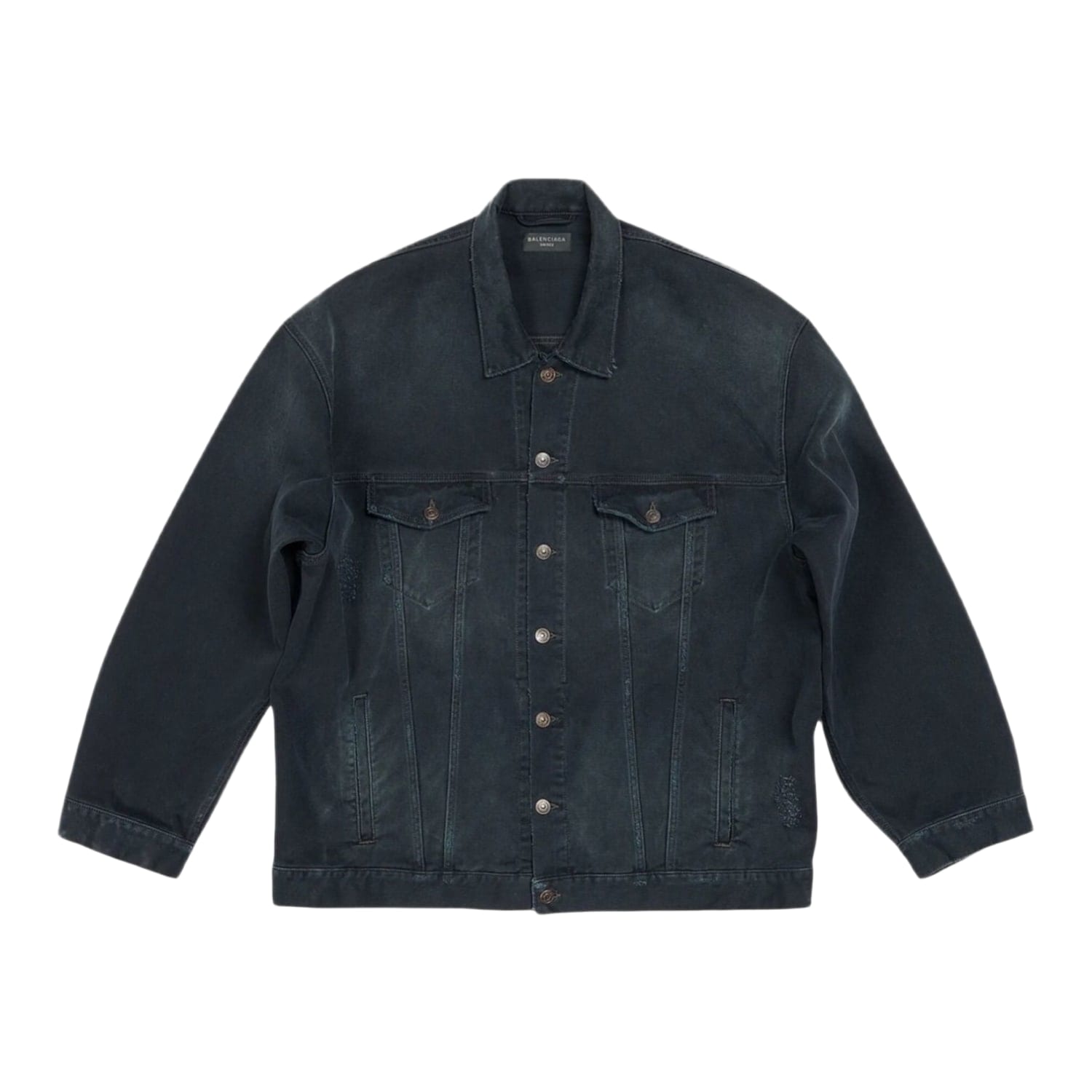 Balenciaga Hand Drawn BB Icon Oversized Jacket
