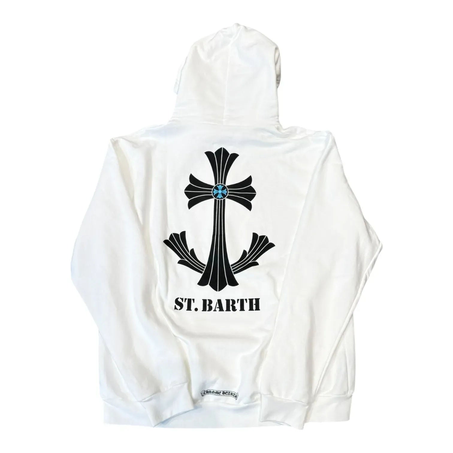 Chrome Hearts St. Barth's Exclusive Hoodie White
