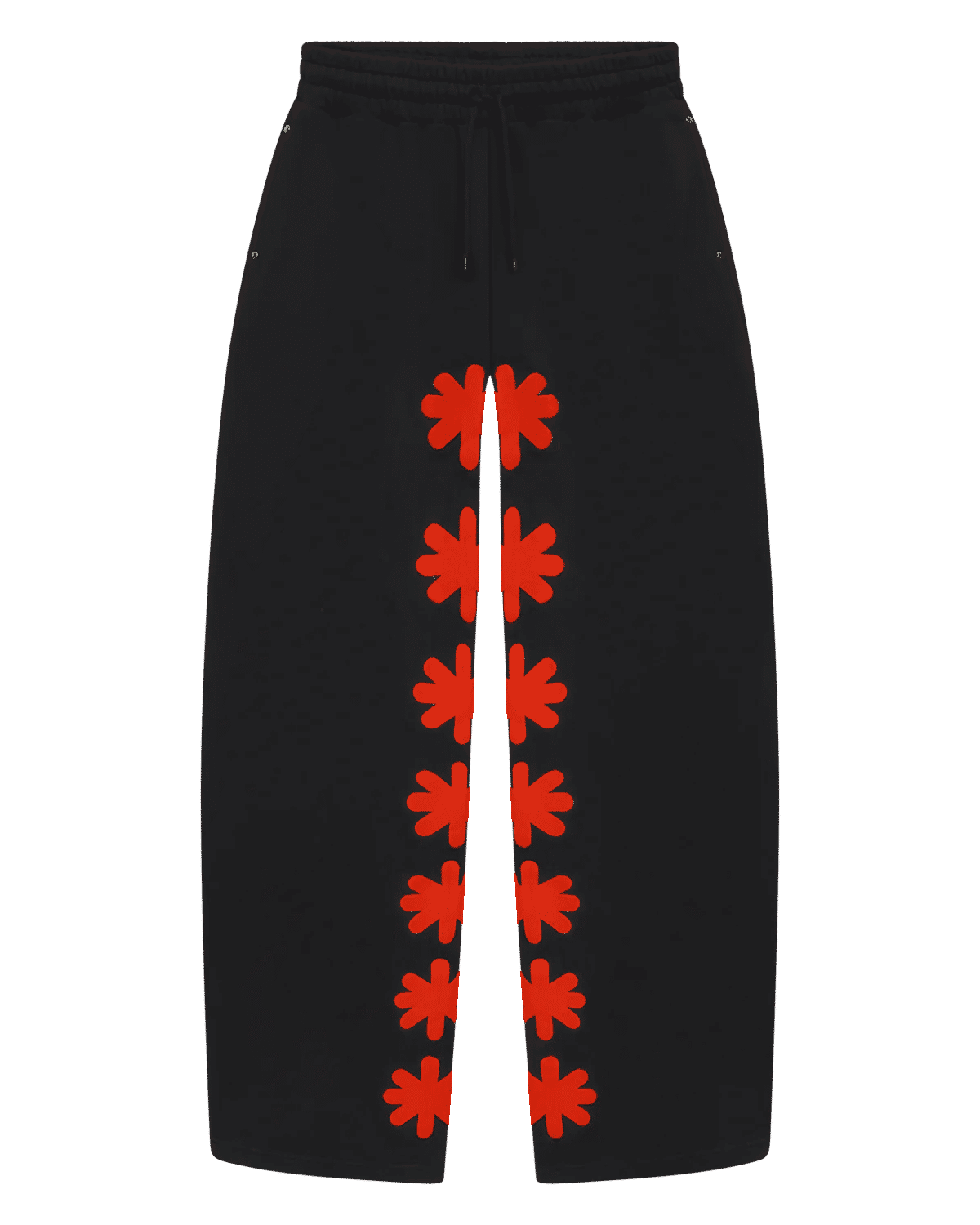 LostShdws OG Logo Sweatpants Black Red