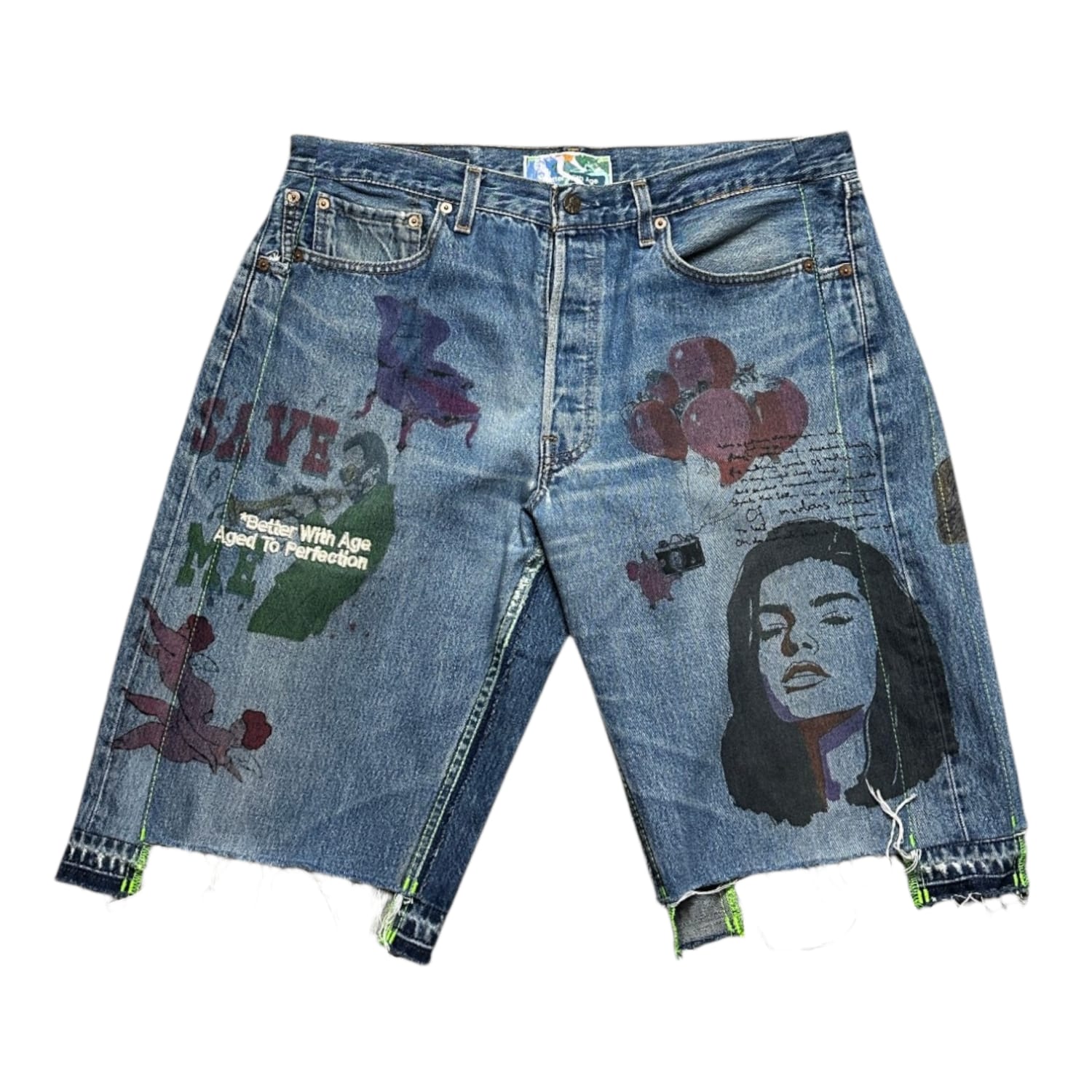 Better With Age Harrison Triple Wide Denim Shorts