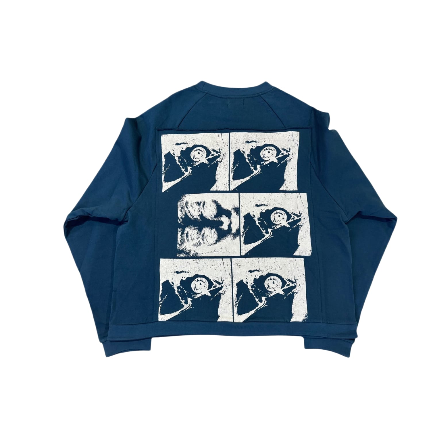 Richill Melancholy Bible Patch Crewneck Blue
