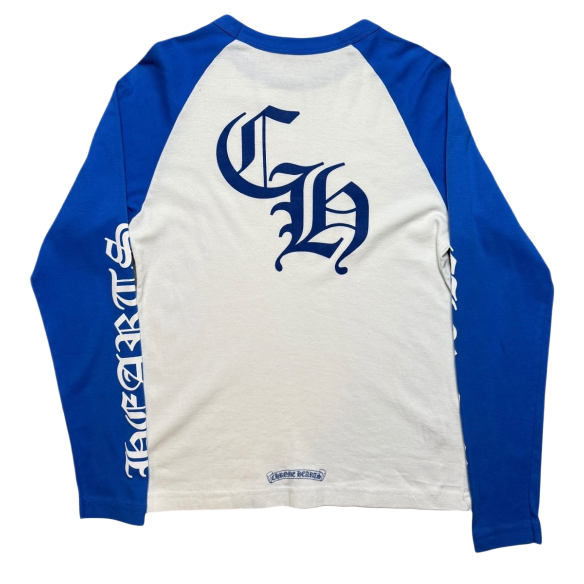 Chrome Hearts CH Baseball Shirt White/Blue
