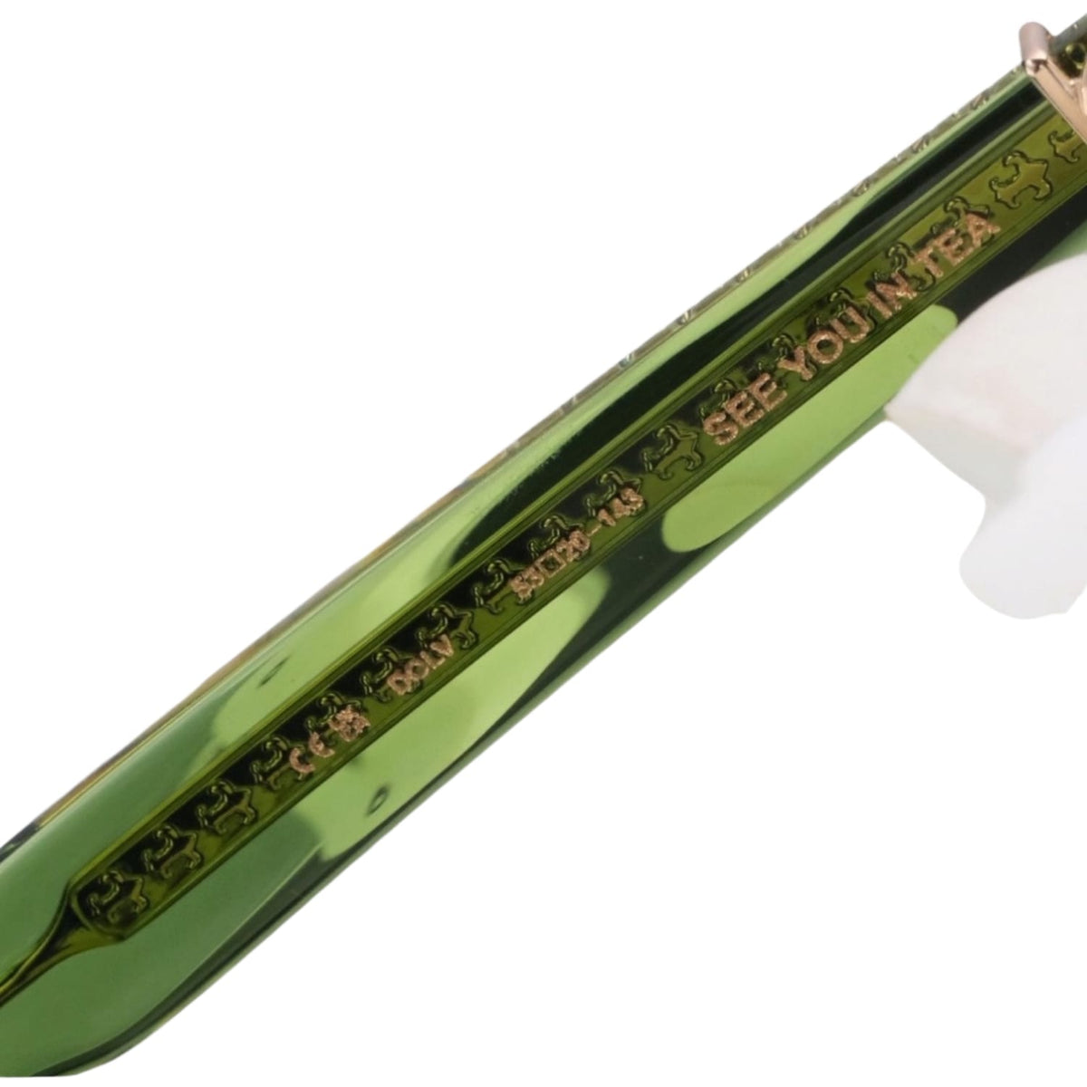 Chrome Hearts See You In Tea Marine Green/18k Gold Plated Glasses