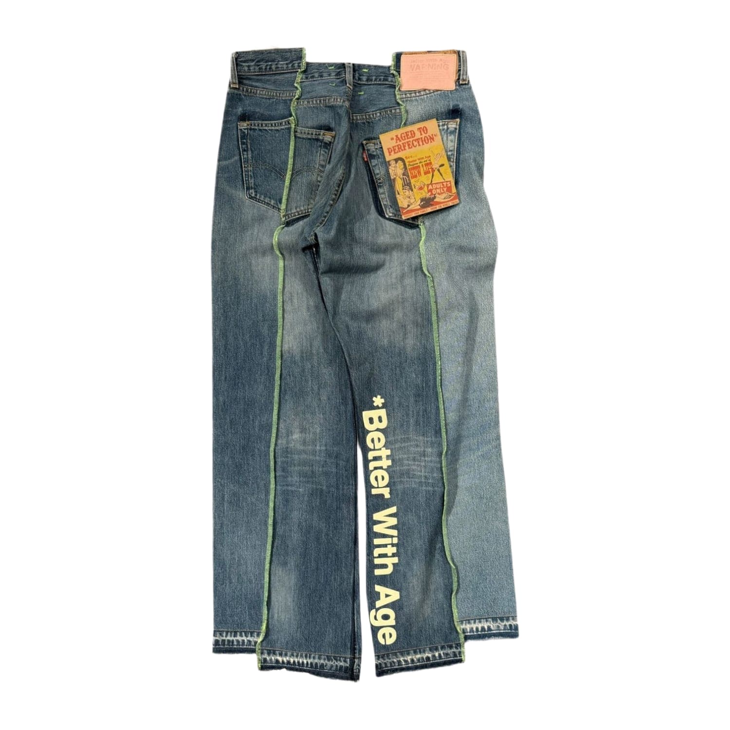Better With Age Altar Reconstructed Denim Multi #2