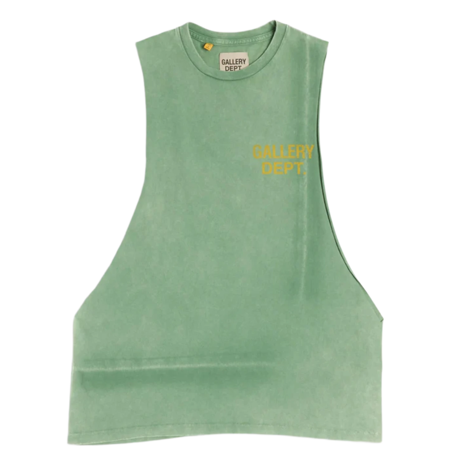 Gallery Dept. Vintage Logo Sleeveless T-Shirt Kelly Green