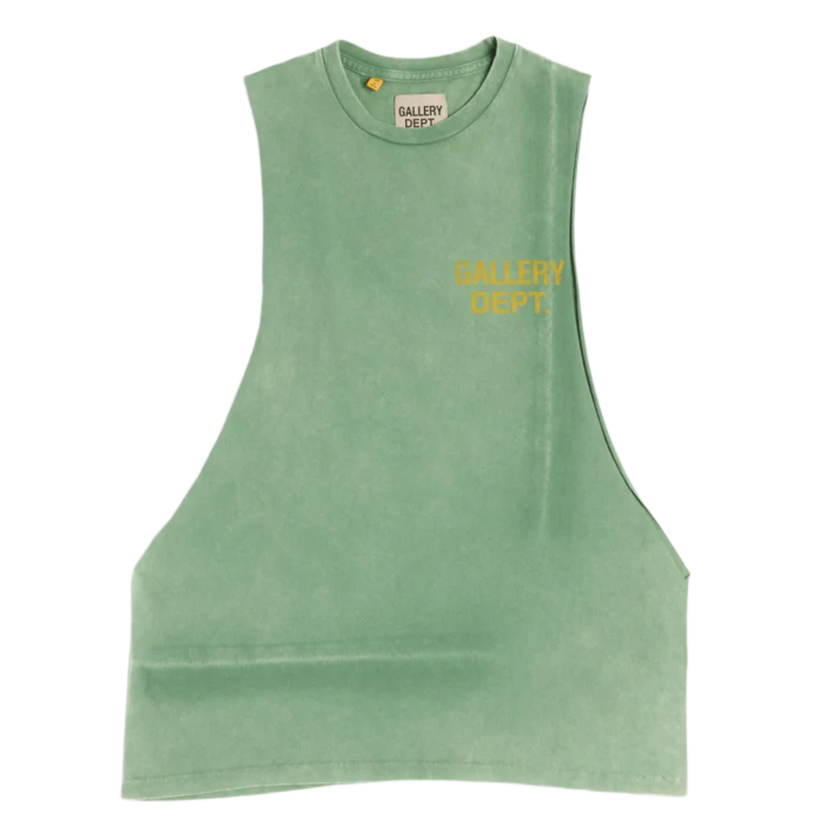 Gallery Dept. Vintage Logo Sleeveless T-Shirt Kelly Green