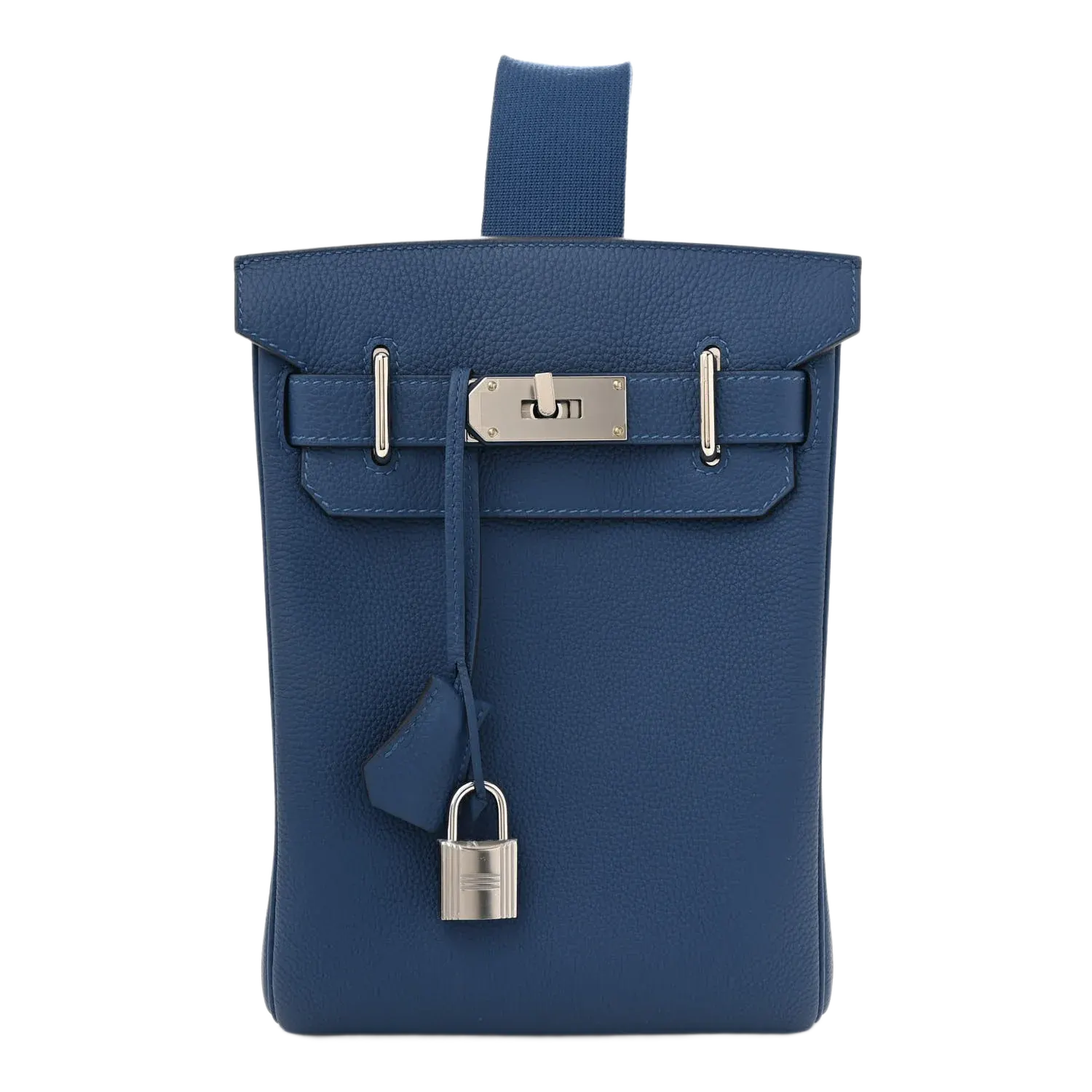 Hermes Togo Hac A Dos PM Calfskin Backpack Blue