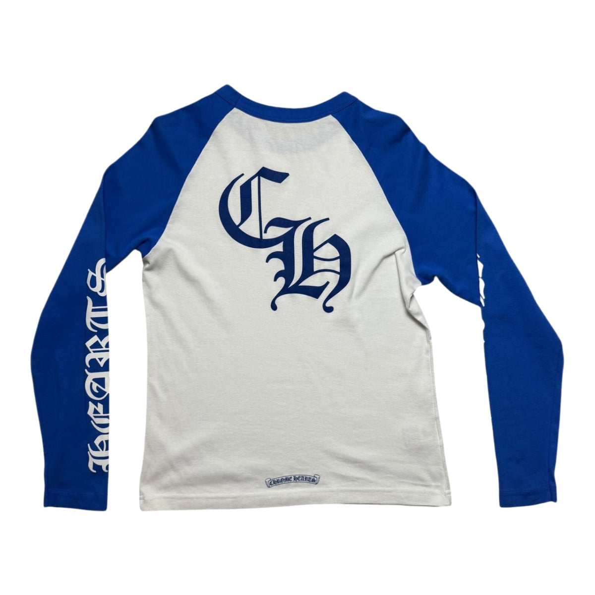 Chrome Hearts CH Baseball Shirt White/Blue