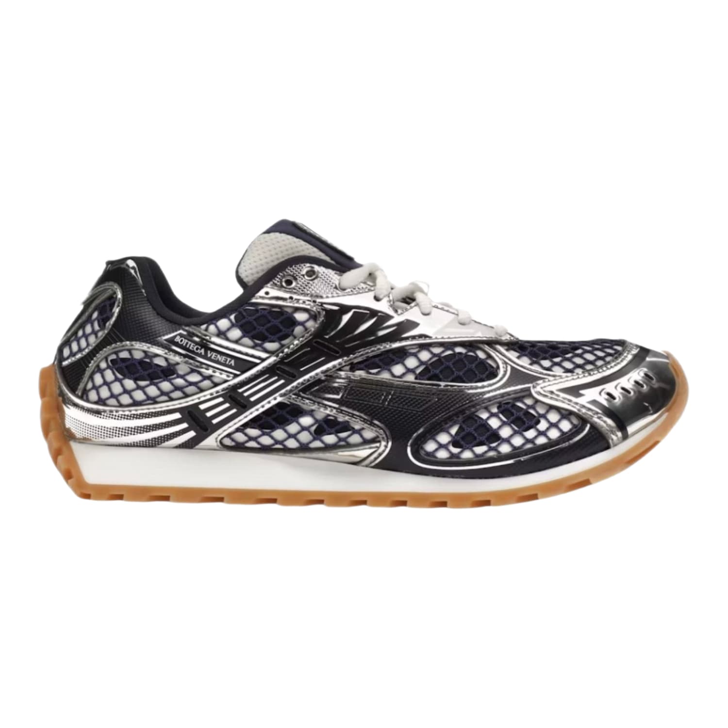 Bottega Veneta Orbit Abyss Silver