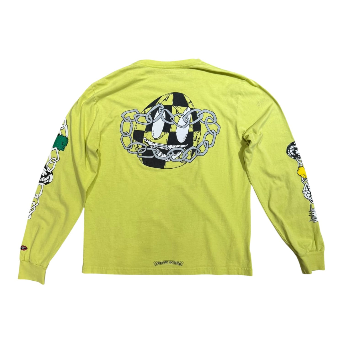 Chrome Hearts Matty Boy Link L/S T-shirt Lime Green