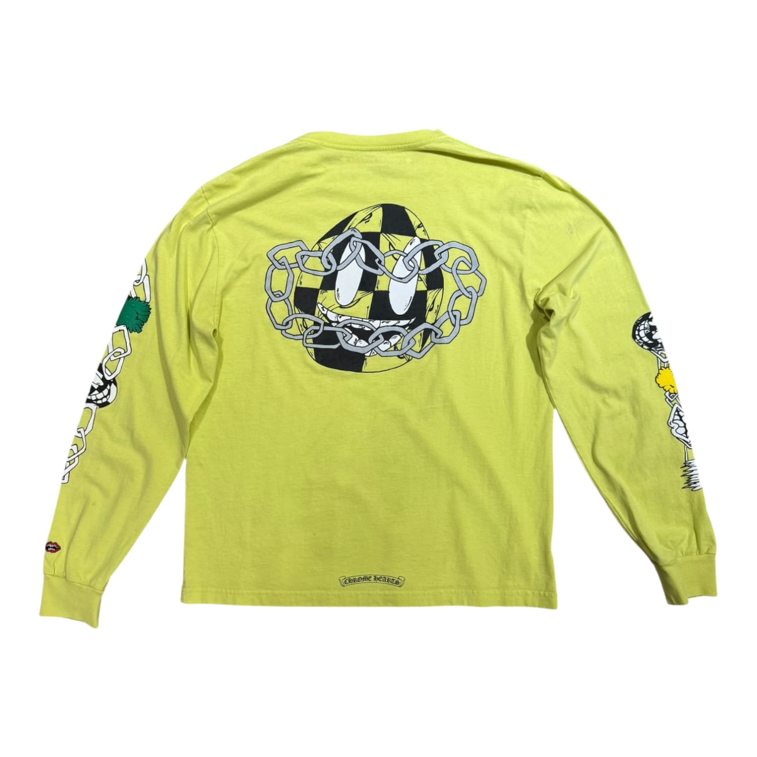 Chrome Hearts Matty Boy Link L/S T-shirt Lime Green