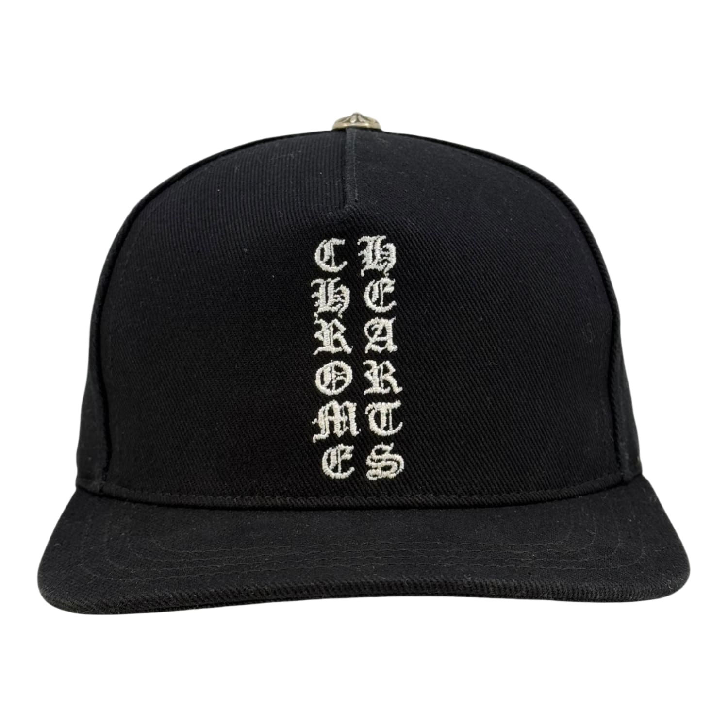Chrome Hearts Vertical Logo Hat Black