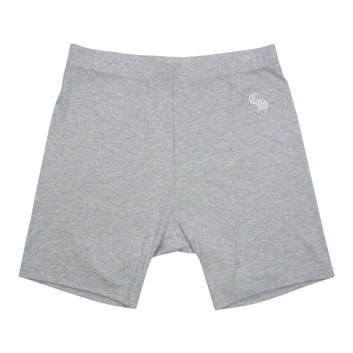 Chrome Hearts Bad Seed CH Embroidered Biker Shorts Grey