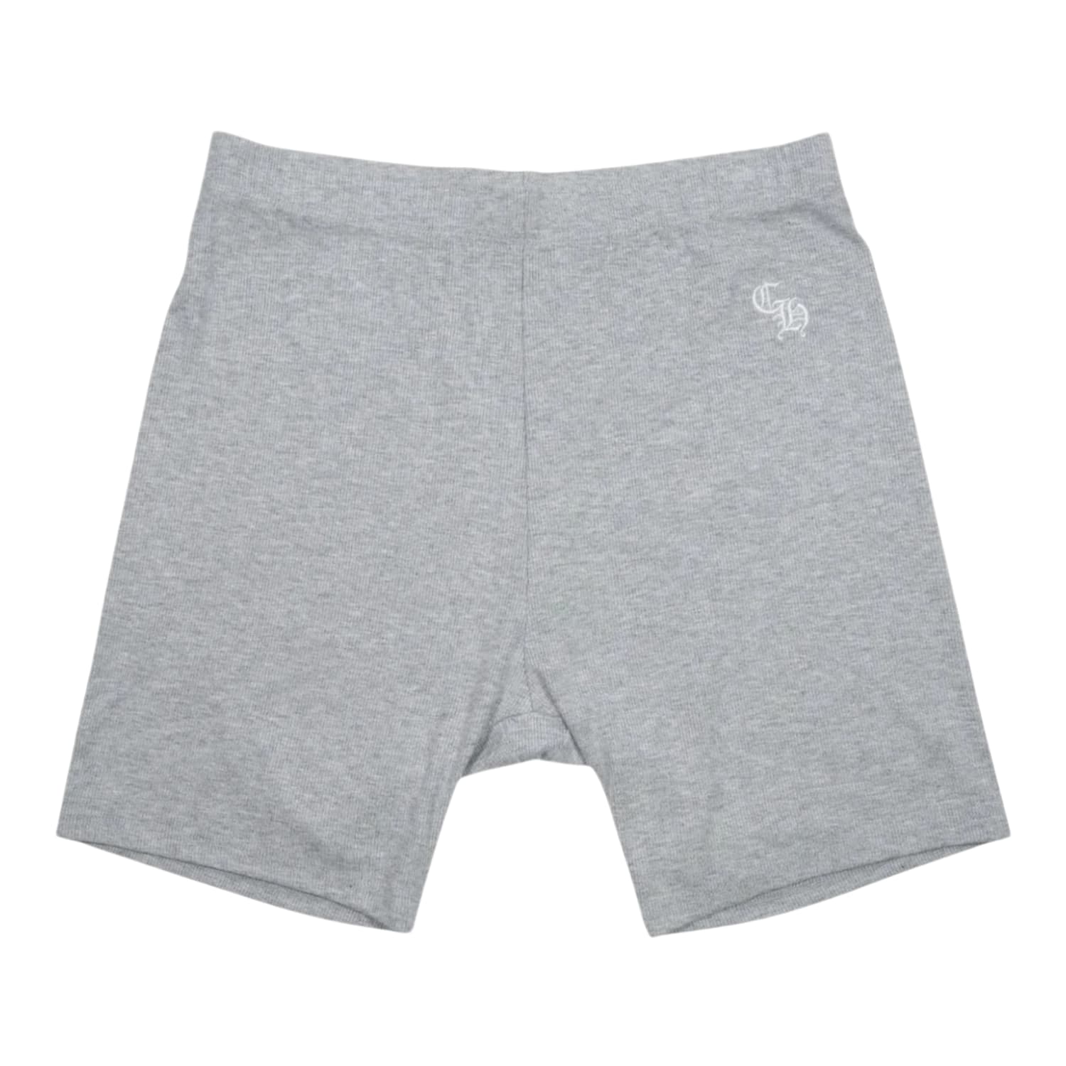 Chrome Hearts Bad Seed CH Embroidered Biker Shorts Grey