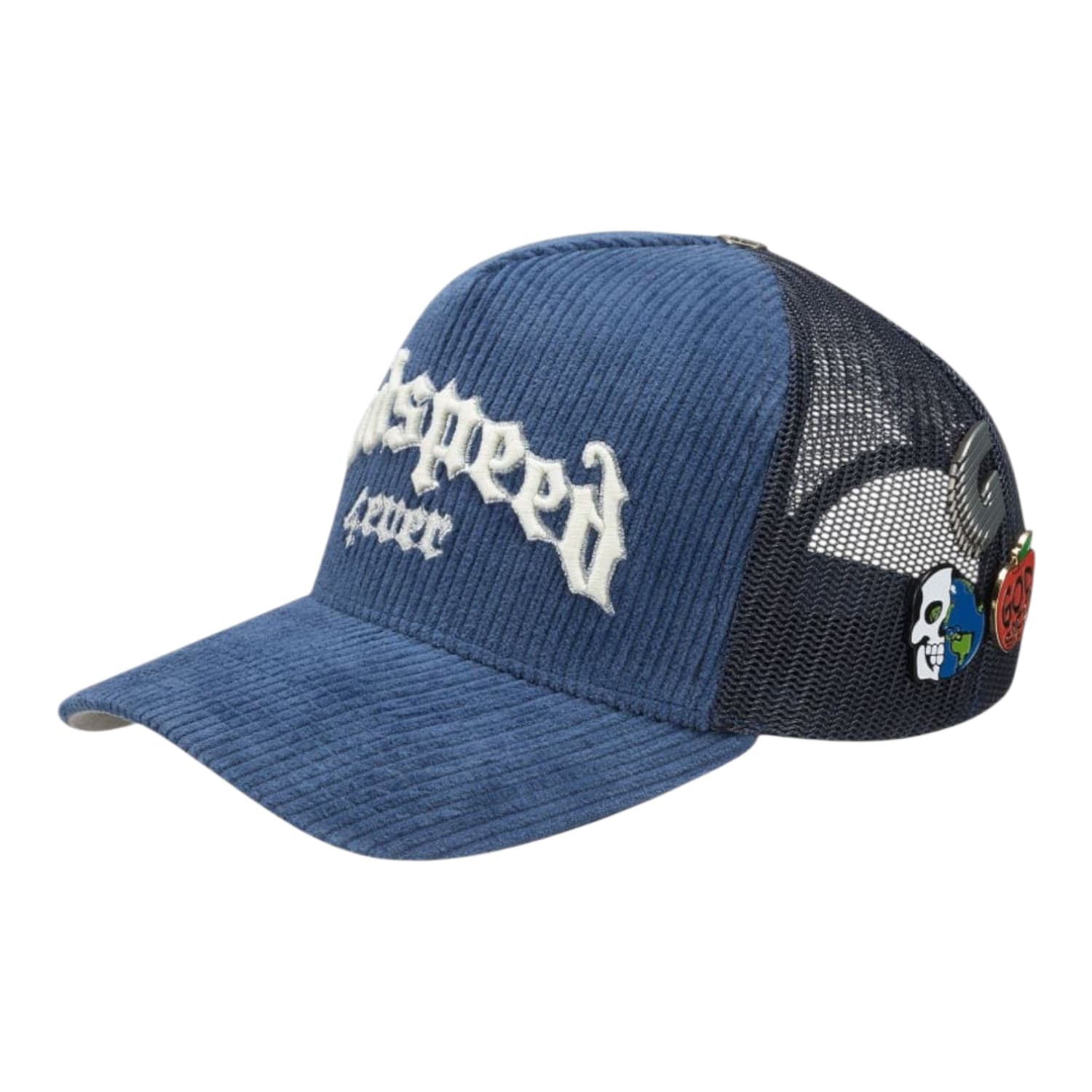 Godspeed GS Forever Trucker Hat Saphire Blue Corduroy