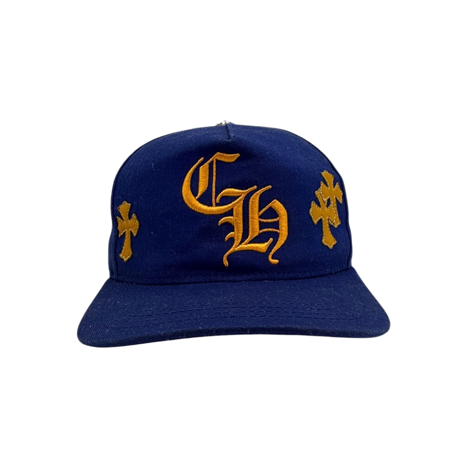 Chrome Hearts Cross Patch Cap Blue/Yellow