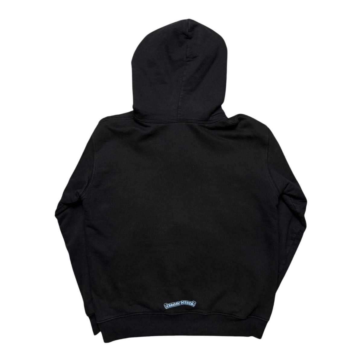 Chrome Hearts Script Logo Thermal Zip Up Hoodie Blue/Black