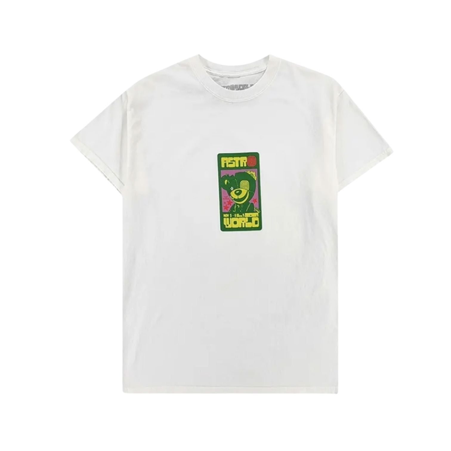 Travis Scott Astrofest Scare Bear T-Shirt White