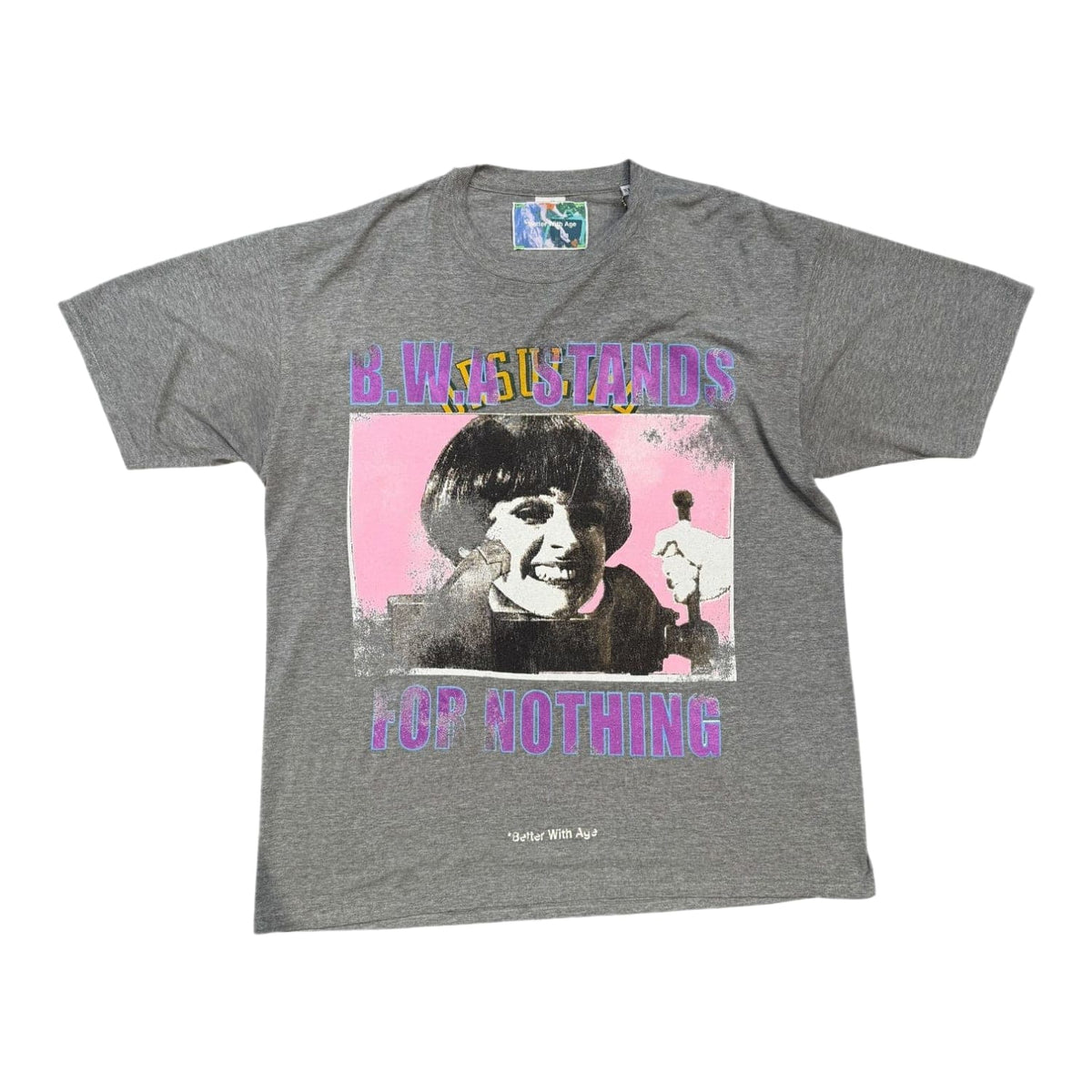 Better With Age Modest T-Shirt Grey