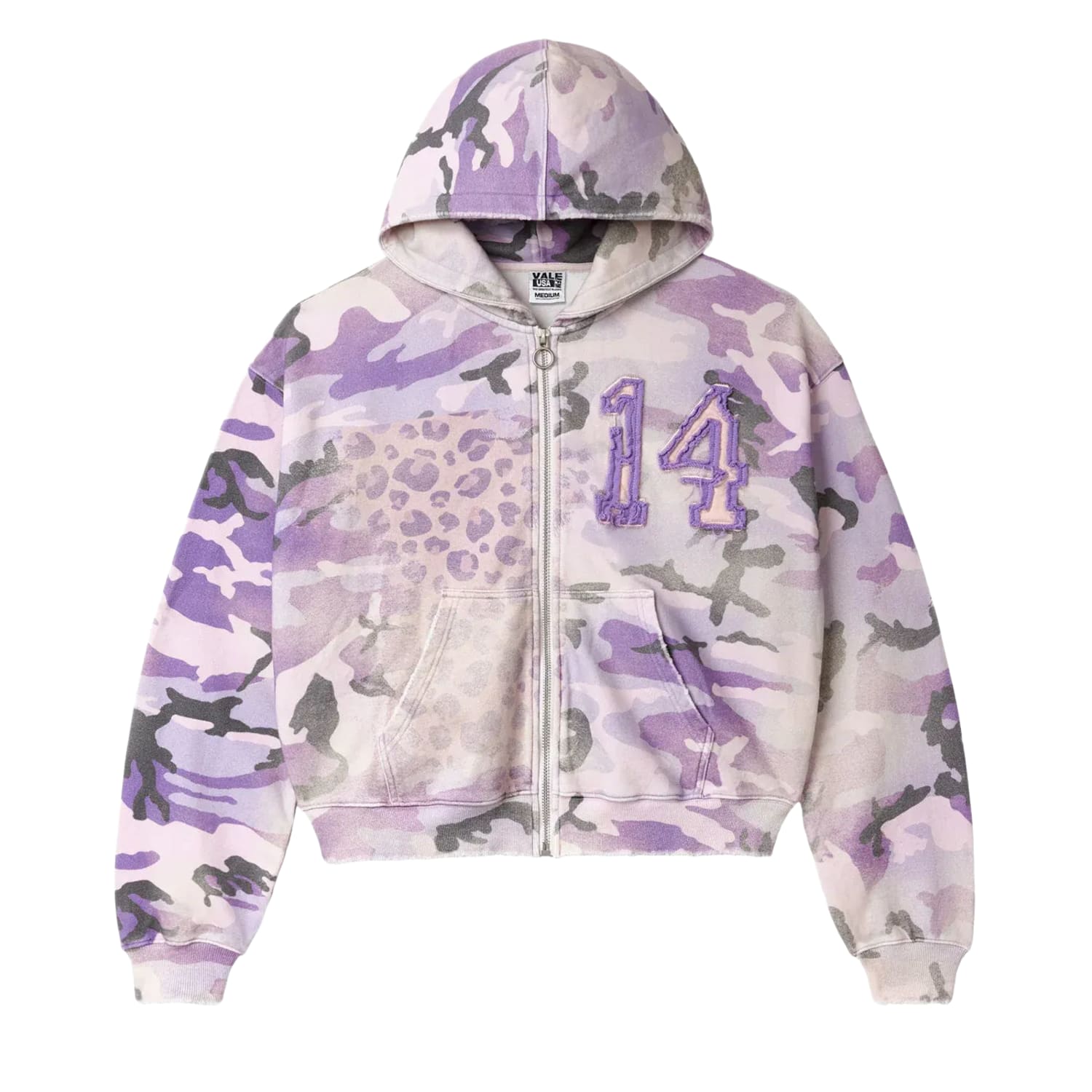 Vale Forever Purple Wayne Zip Up Hoodie