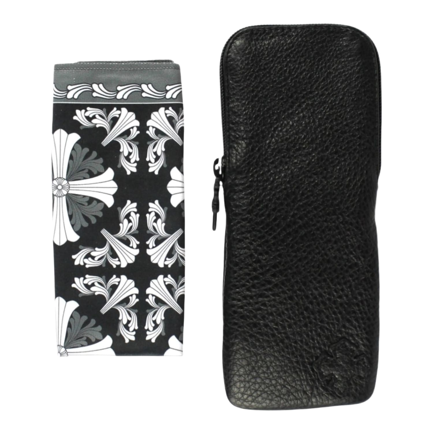 Chrome Hearts Box Officer Matte Black/Black Rhodium Sunglasses