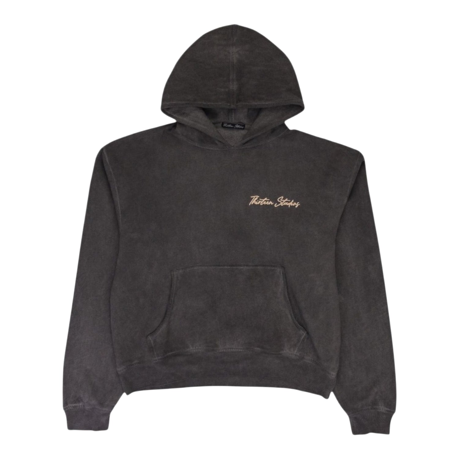 Thirteen Studios Faded Oil Black Hoodie