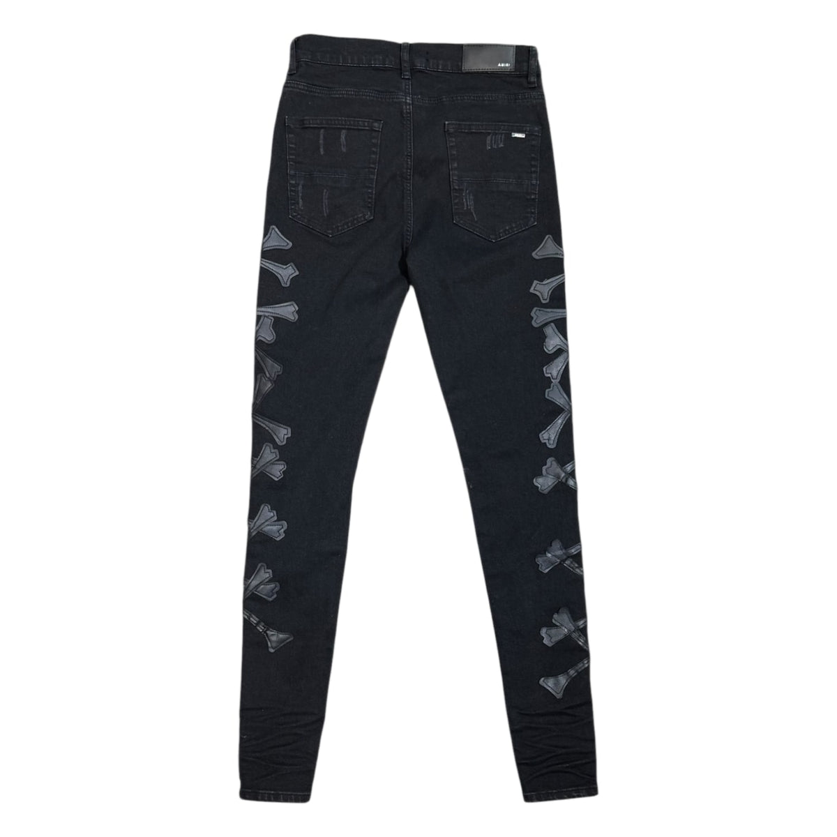 Amiri Bones Skinny Jeans Black