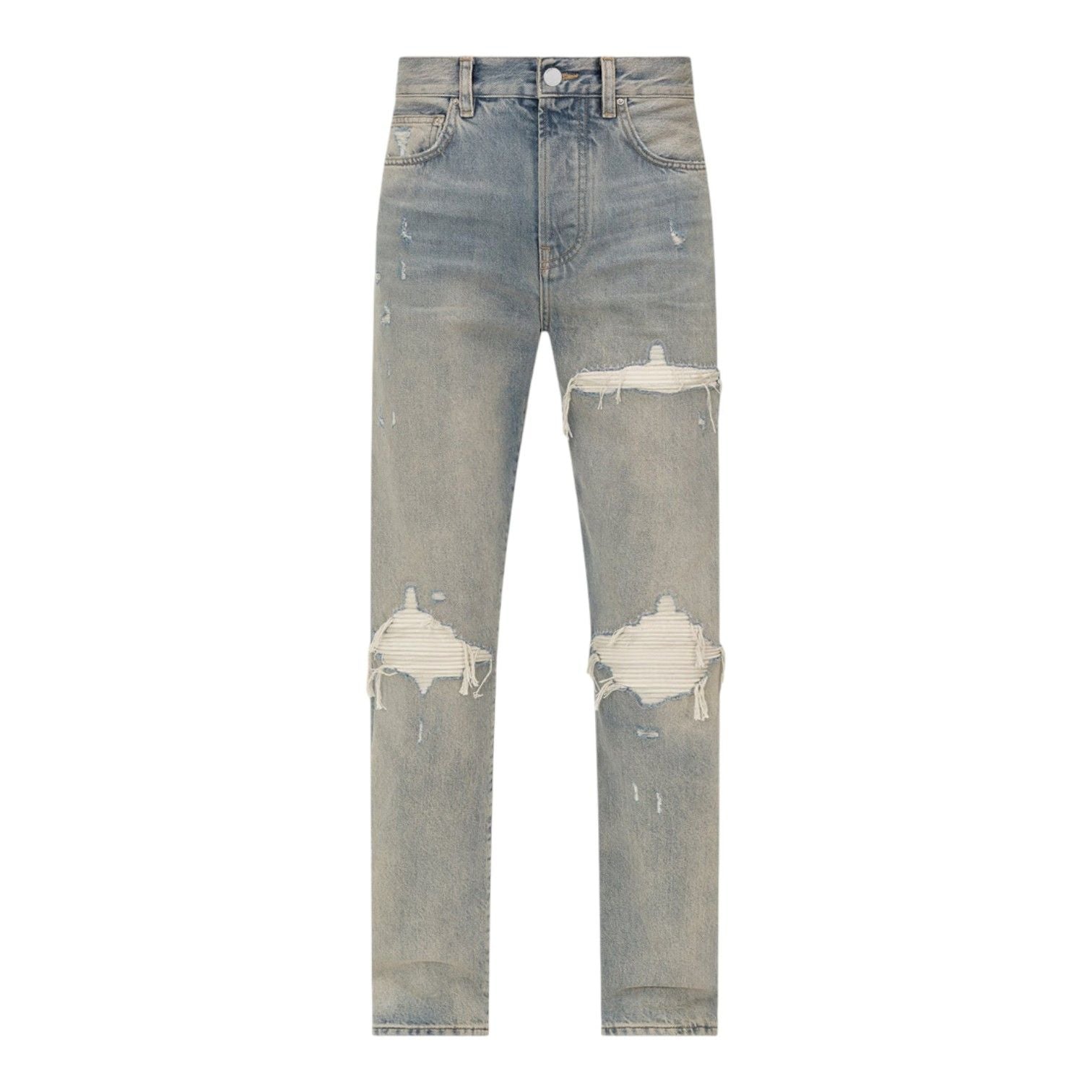 Amiri Suede Straight MX1 Jean Antique Indigo