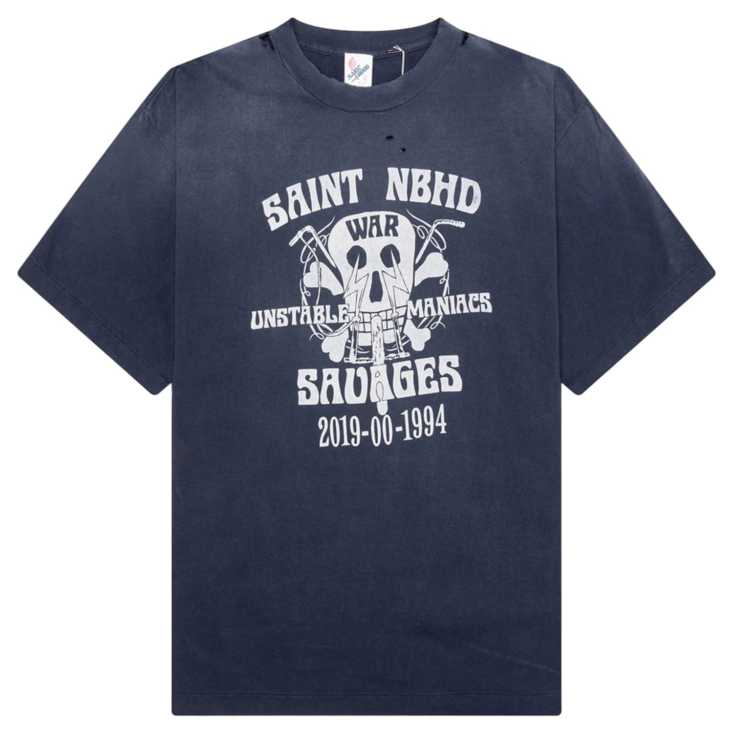 Saint Michael Neighborhood Mx6 STHD Saint NBHD T-Shirt Navy