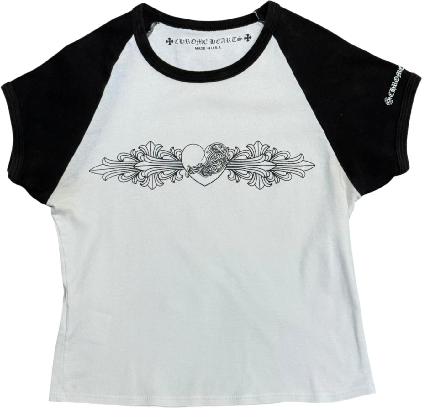 Chrome Hearts Vine Cropped Babyshirt Tee